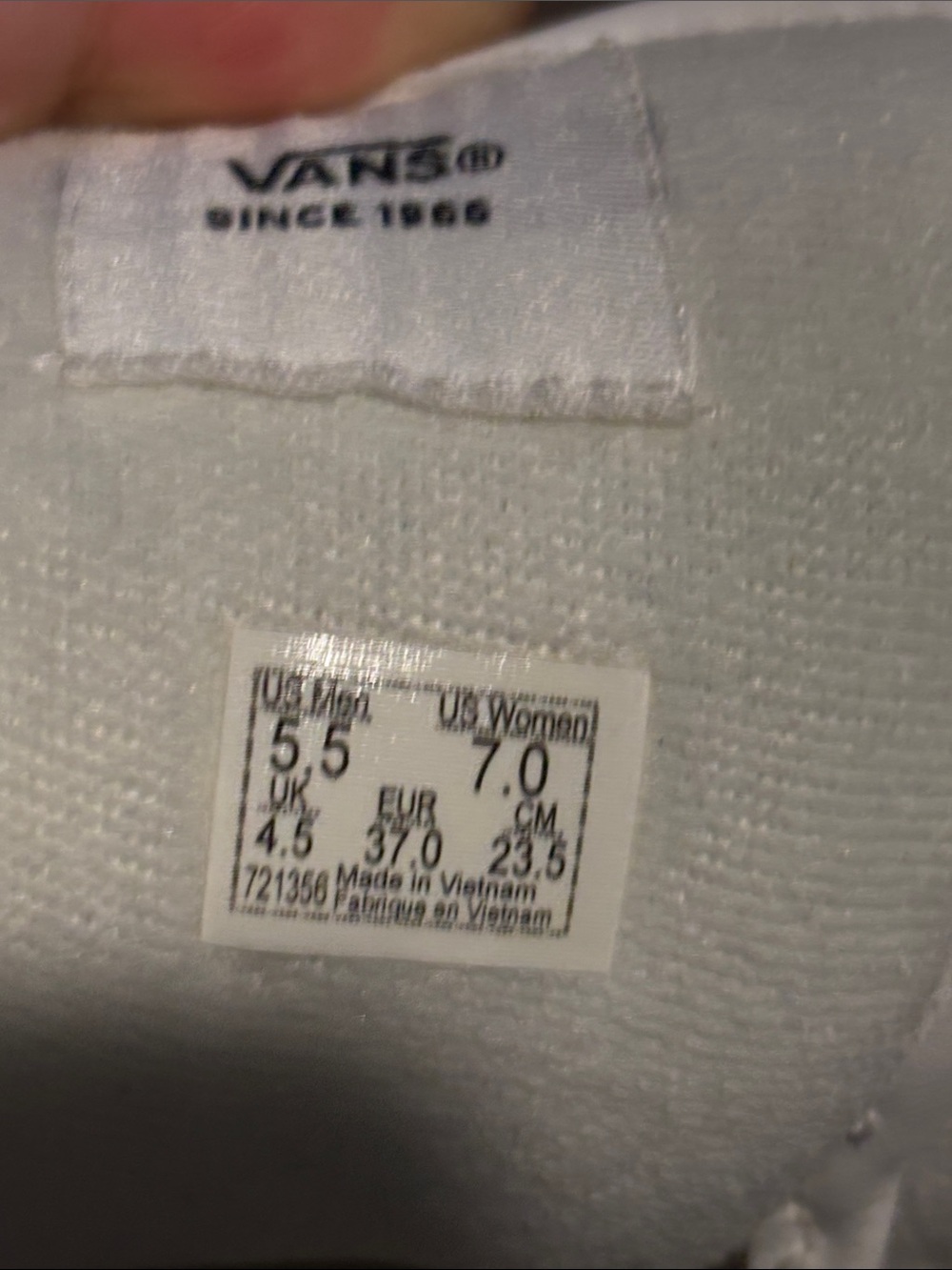 Vans Platform White Baby Blue Sneakers 7 - Picture 7 of 7